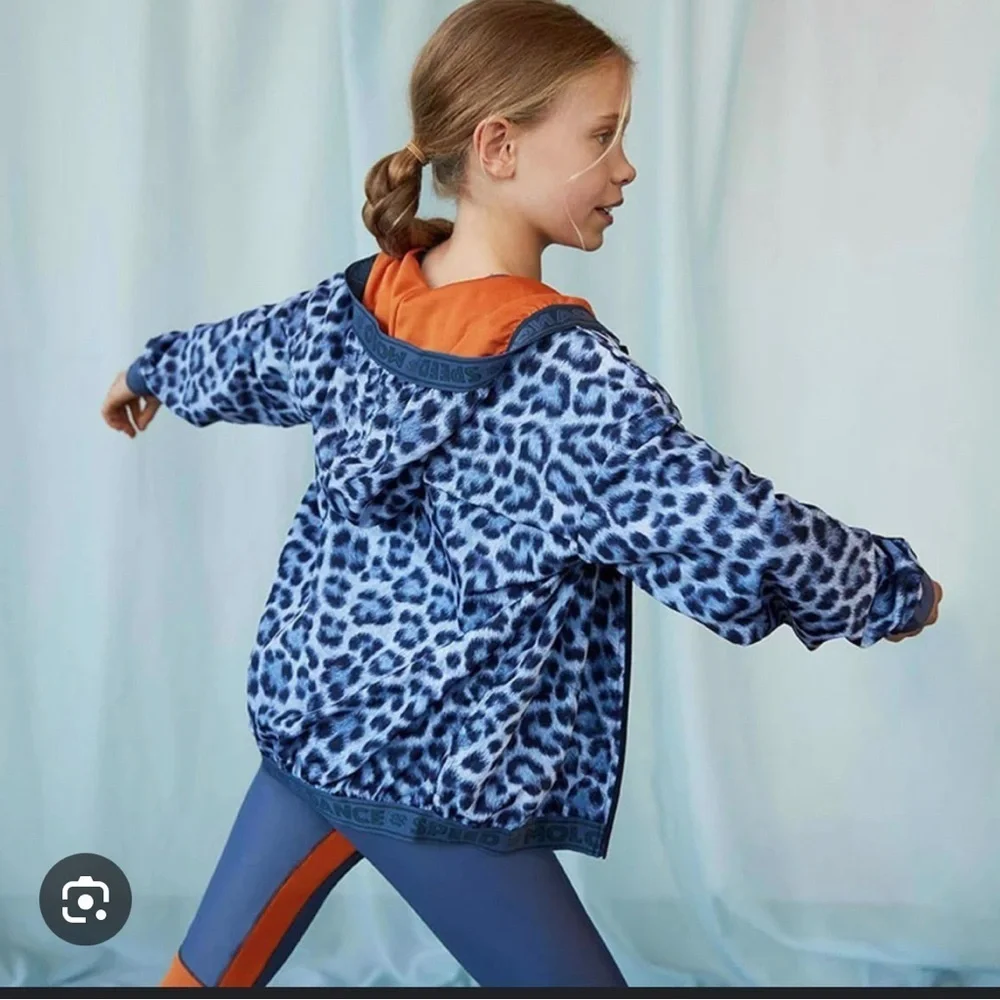 Molo Blue Leopard Kids Hoodie Euro size 170 to 176